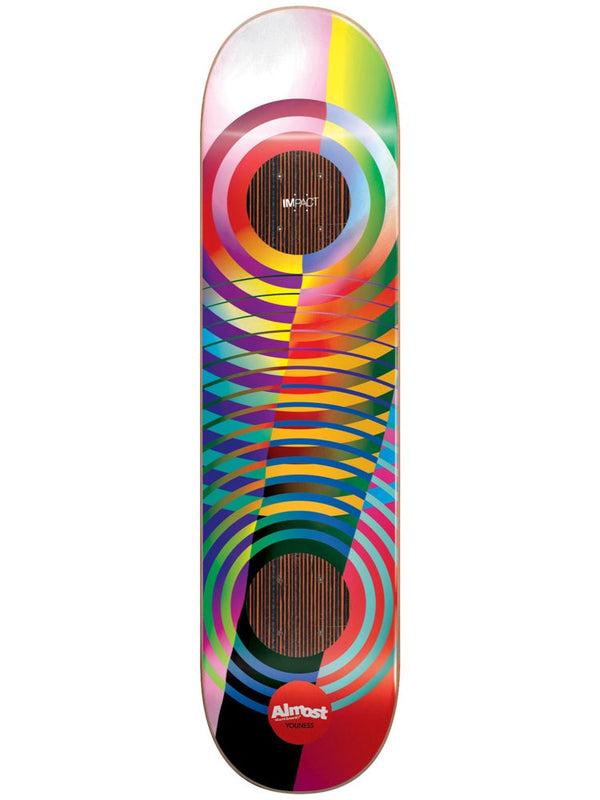 Youness Gradient Cuts Impact 8.375 Skateboard Deck