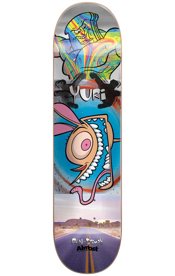 Yuri Ren & Stimpy Road Trip R7 8.0 & 8.375 Skateboard Deck