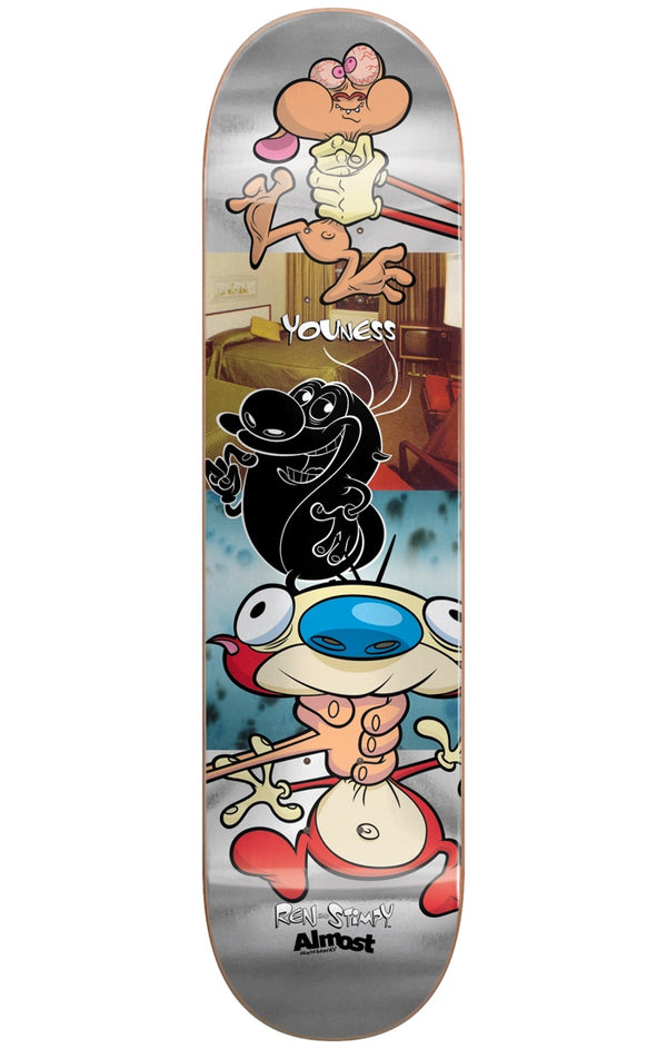 Youness Ren & Stimpy Room Mate R7 8.0 & 8.25 Skateboard Deck