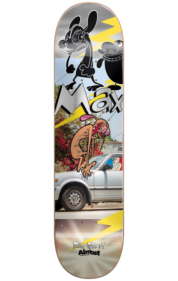Max Ren & Stimpy Road Rage R7 8.25 & 8.5 Skateboard Deck