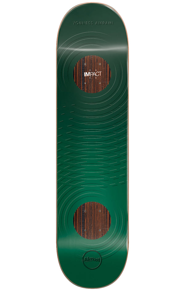 Youness Raised Rings Impact 8.375 Skateboard Deck