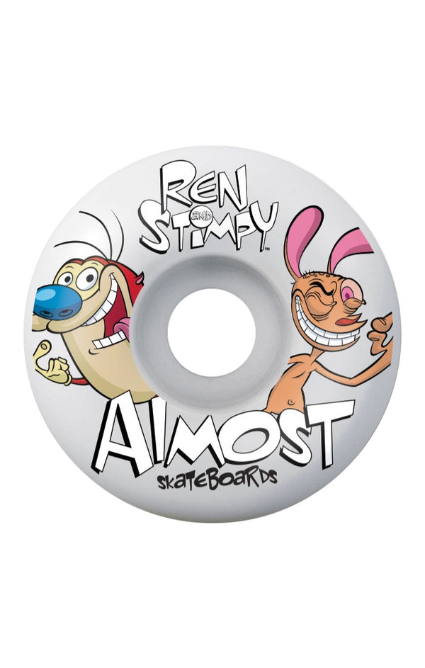 Ren & Stimpy On My Back Resin Complete w/Soft Wheels 7.0 Skateboard Complete