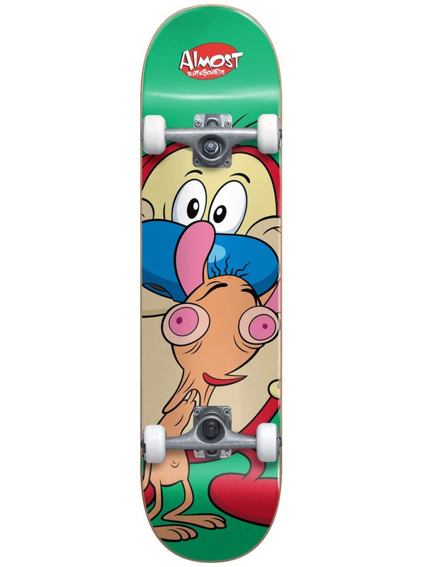 Ren & Stimpy On My Back Resin Complete w/Soft Wheels 7.0 Skateboard Complete