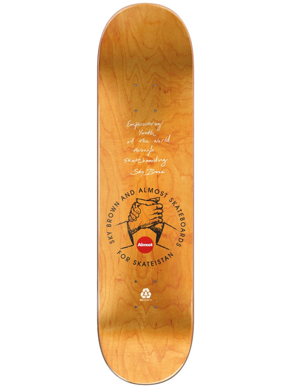 Skateistan Sky Doodle R7 Mint 7.75 Skateboard Deck