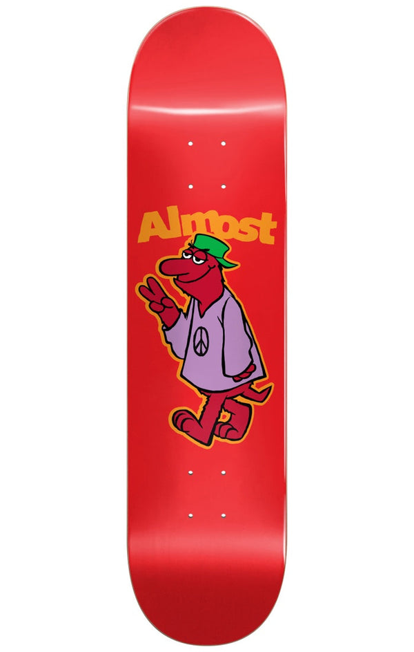 Peace Out RED 8.125 Skateboard Deck