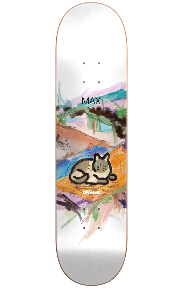 Max Mean Pets Paintings Impact Light 8.25 Skateboard Deck