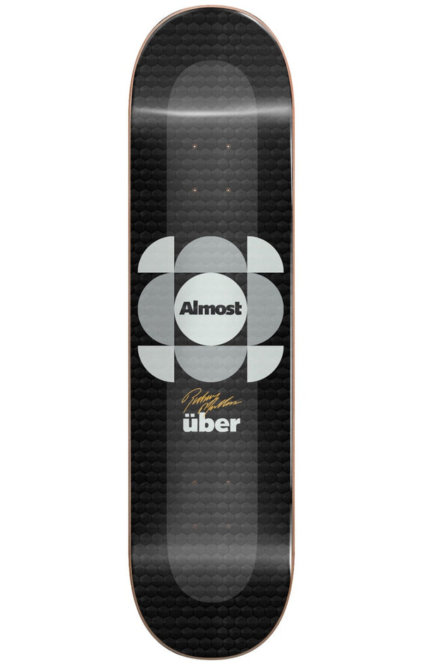 Mullen Uber Expanded Silver 8.25 Skateboard Deck