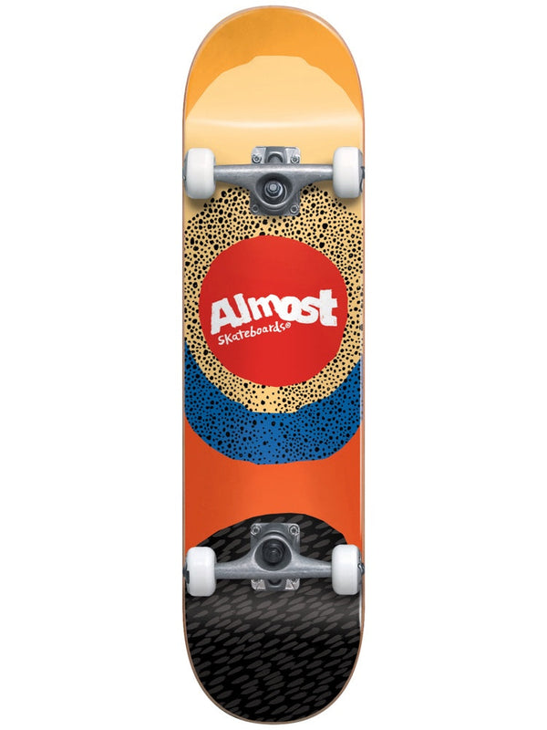 bod vieren Calligrapher Radiate First Push Yellow 7.5 Complete Skateboard – Almost Skateboards