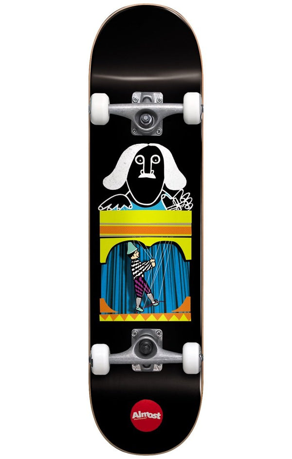 Puppet Master First Push BLACK 8.125 Skateboard Complete